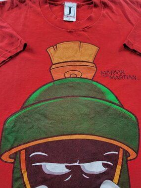 90s Marvin The Martian red T-Shirt 👽 🛸